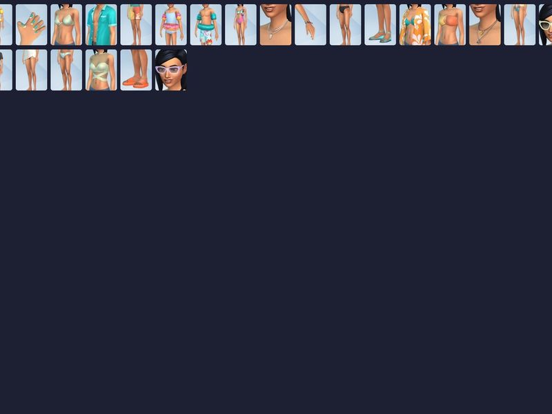 The Sims 4 Poolside Splash Kit — скриншот 3