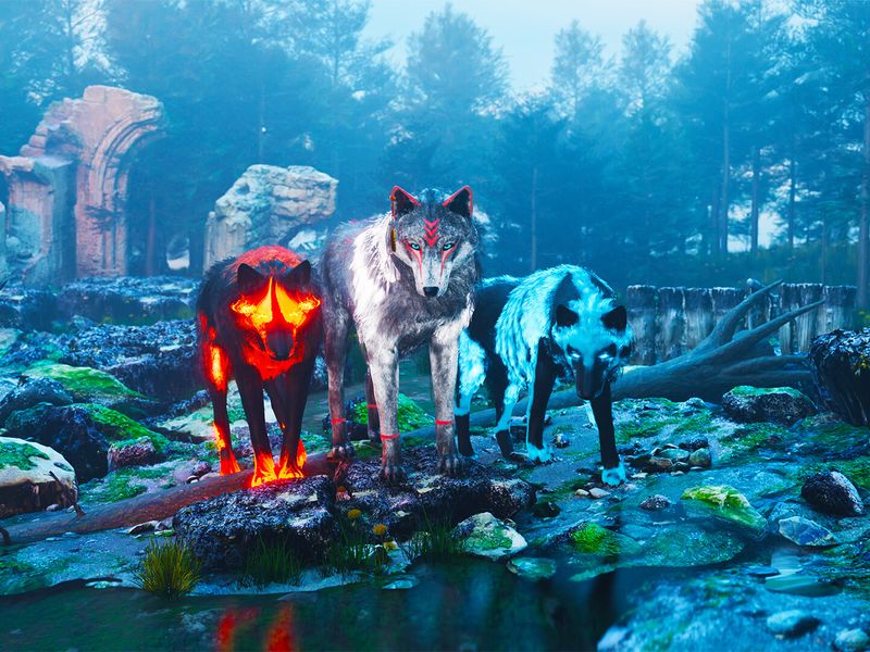 Wolf Simulator — скриншот 2