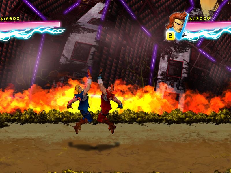 Double Dragon Neon — скриншот 2