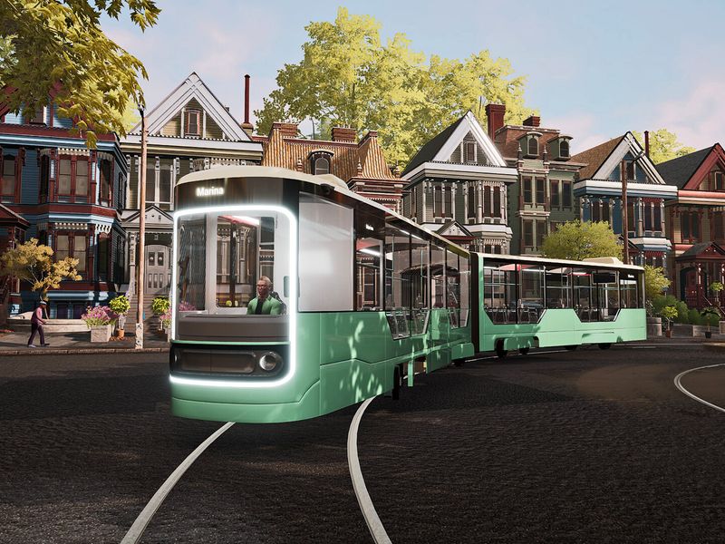 Скриншот 5 — Tram Simulator Urban Transit