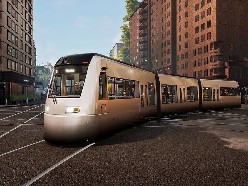 Скриншот 1 — Tram Simulator Urban Transit