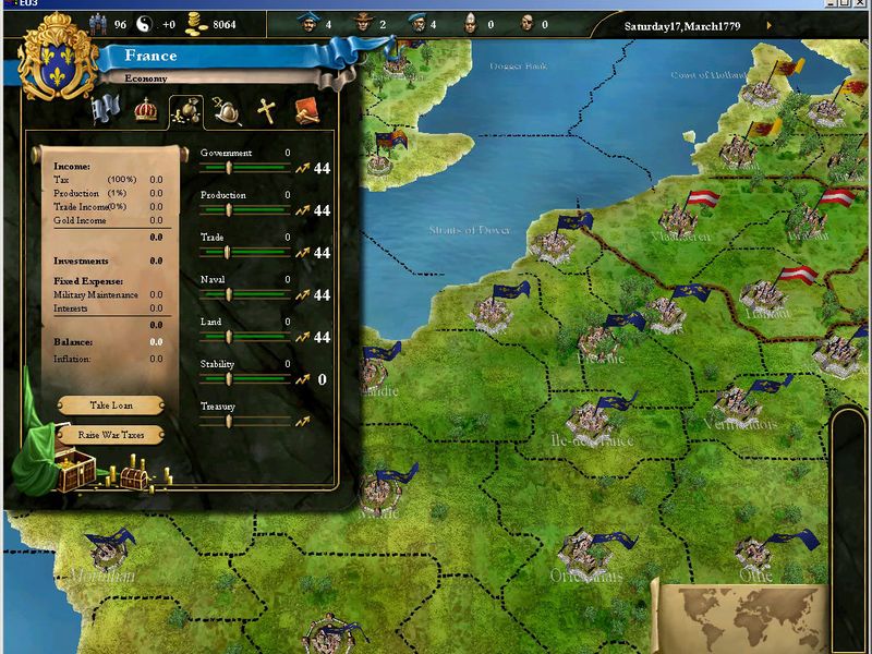 Europa Universalis III — скриншот 3