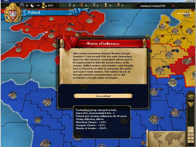 Europa Universalis III — скриншот 5