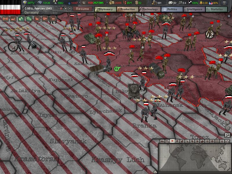 Hearts of Iron III — скриншот 5