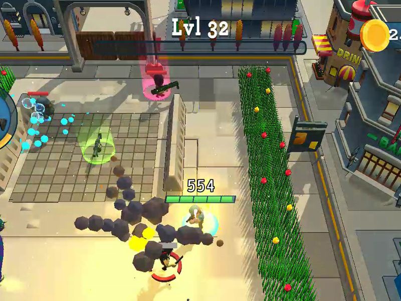 Rogue City Casual Top Down Shooter — скриншот 1