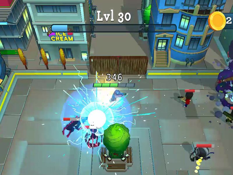 Rogue City Casual Top Down Shooter — скриншот 3