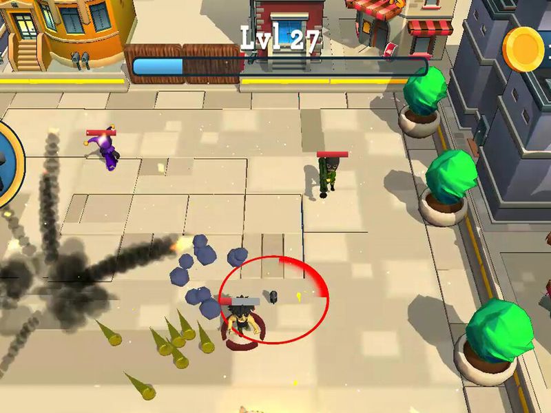 Rogue City Casual Top Down Shooter — скриншот 5