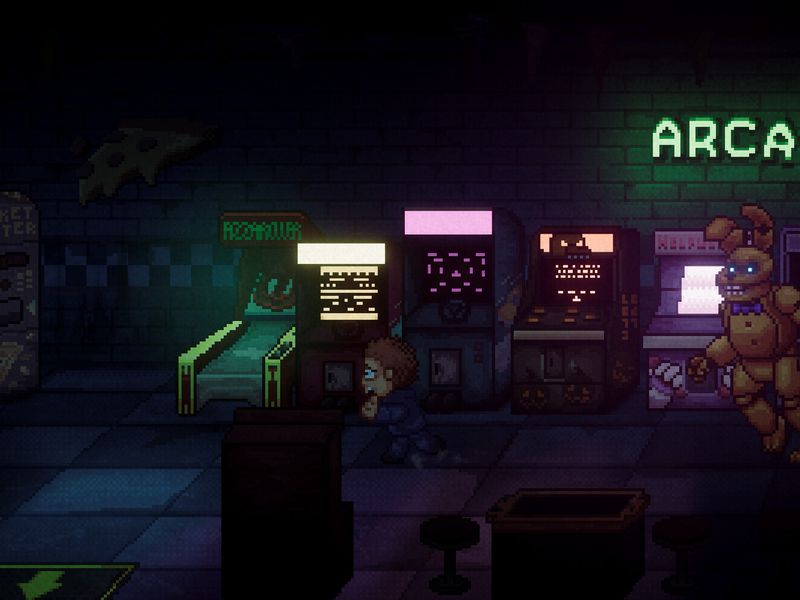 Five Nights at Freddy's Into the Pit — скриншот 1
