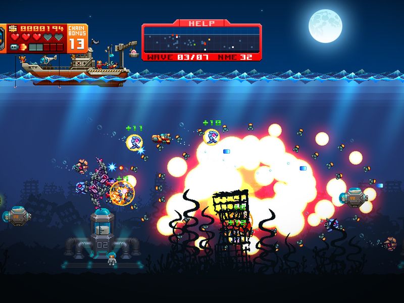 Aqua Kitty Milk Mine Defender — скриншот 1