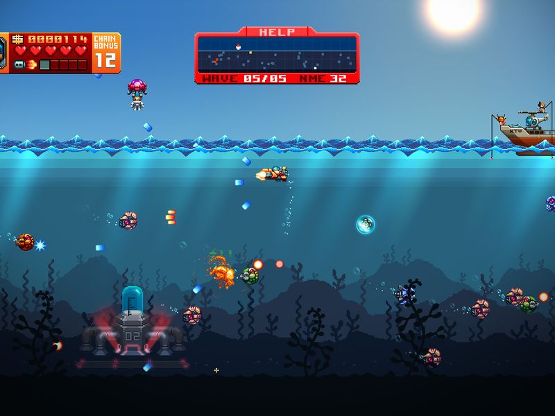 Aqua Kitty Milk Mine Defender — скриншот 3