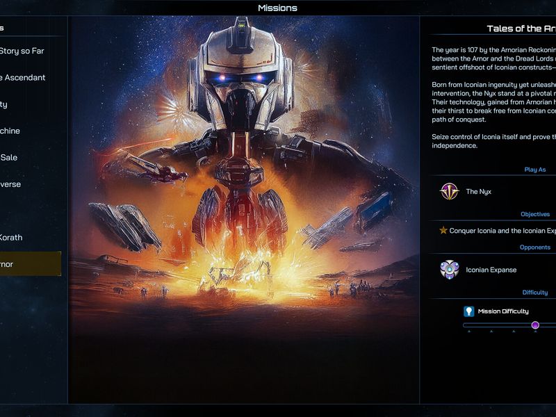 Galactic Civilizations IV Tales of the Arnor — скриншот 1