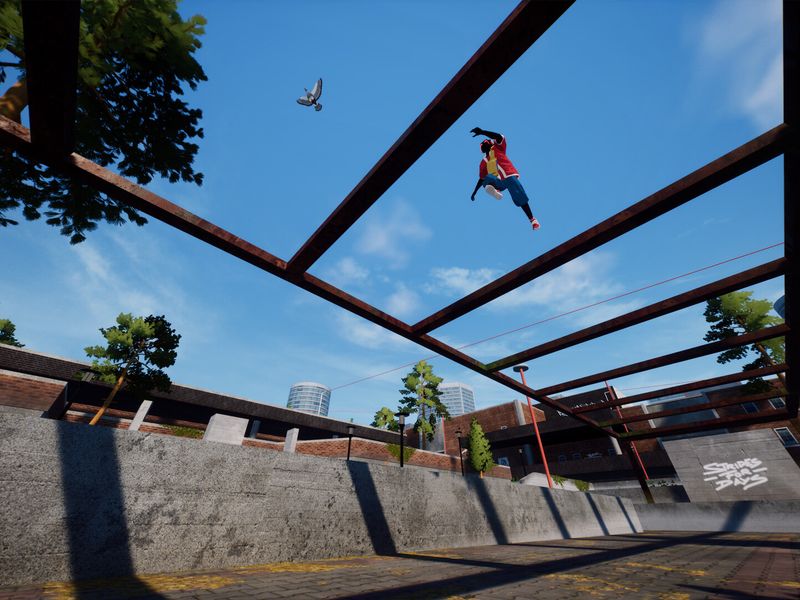Rooftops & Alleys The Parkour Game — скриншот 3