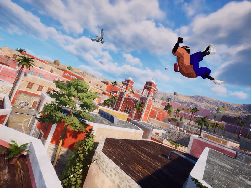 Rooftops & Alleys The Parkour Game — скриншот 1