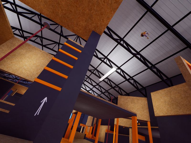 Rooftops & Alleys The Parkour Game — скриншот 5