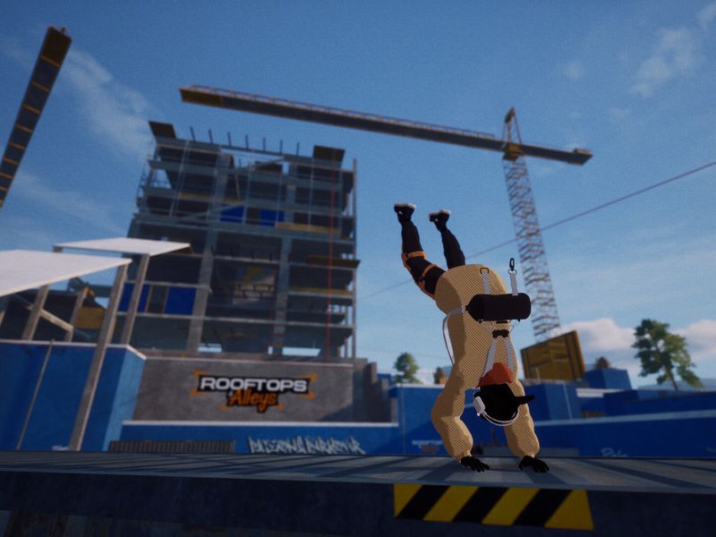 Rooftops & Alleys The Parkour Game — скриншот 2