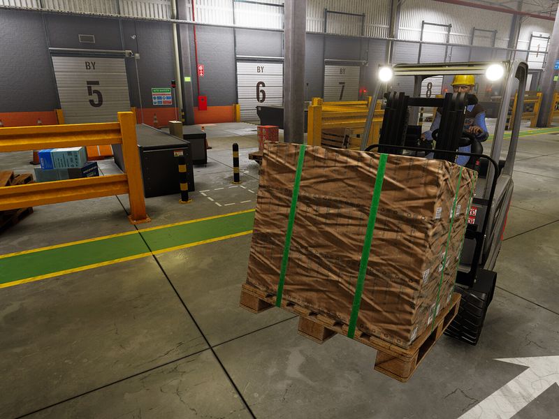 Forklift Simulator — скриншот 4