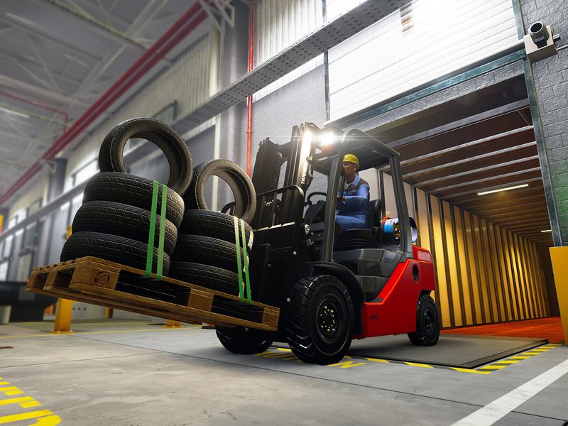 Forklift Simulator — скриншот 1