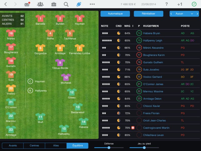 Pro Rugby Manager 2015 — скриншот 2