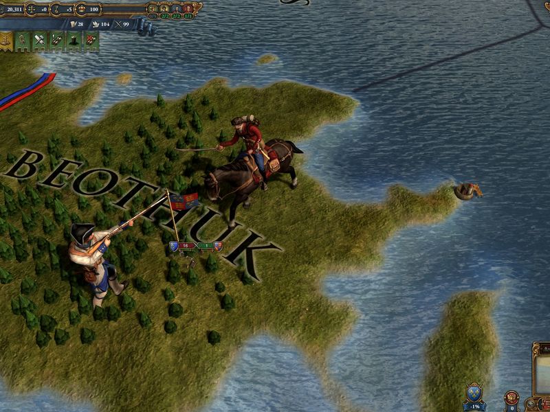 Europa Universalis IV Colonial British and French Unit — скриншот 4