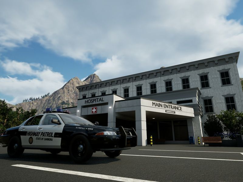 Highway Police Simulator — скриншот 1