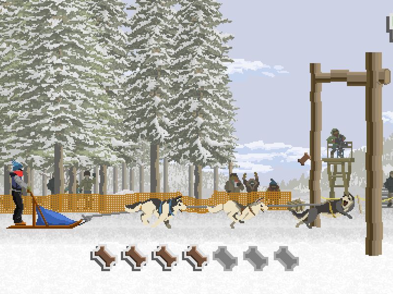 Dog Sled Saga — скриншот 1