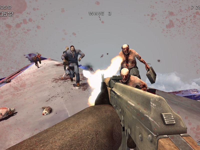 Zombies On A Plane — скриншот 5