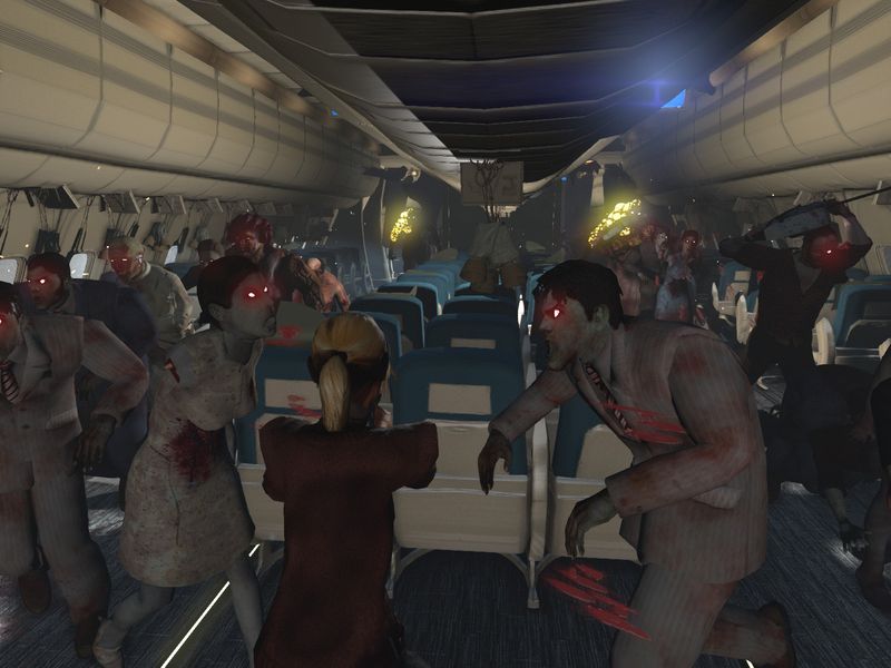 Zombies On A Plane — скриншот 2