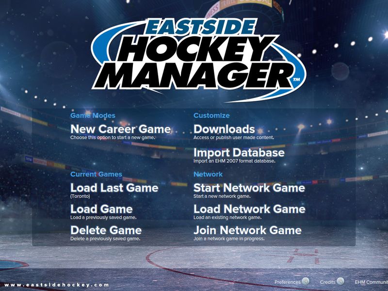 Eastside Hockey Manager — скриншот 1