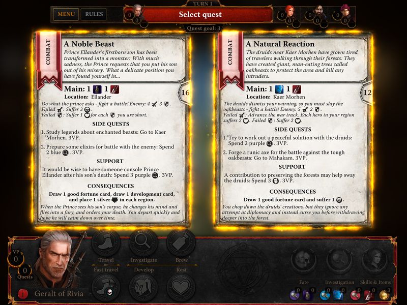 The Witcher Adventure Game — скриншот 2
