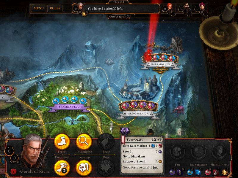The Witcher Adventure Game — скриншот 1