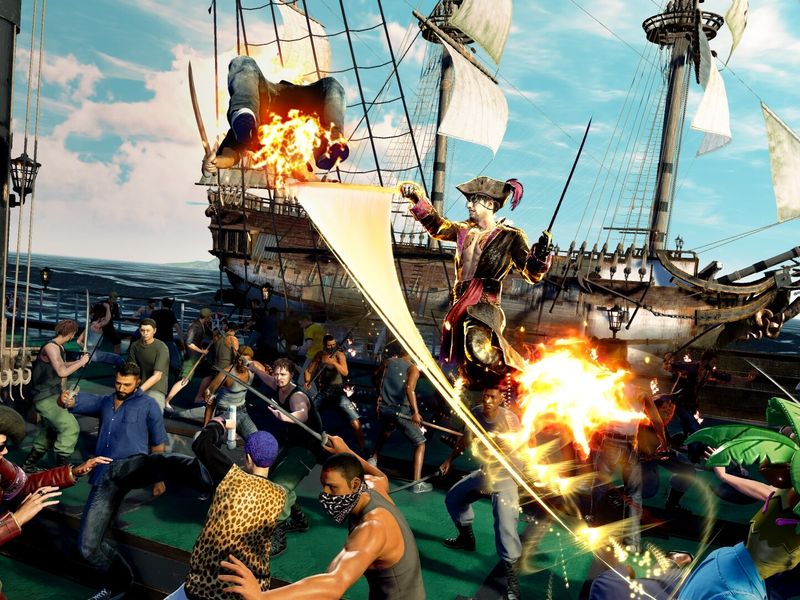Like a Dragon Pirate Yakuza in Hawaii — скриншот 6