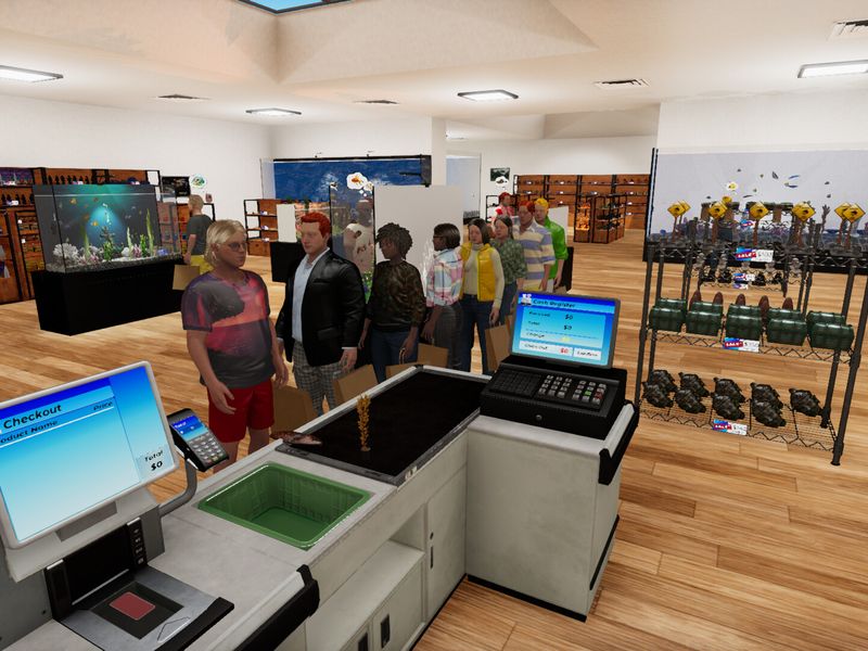 Aquatic Store Simulator — скриншот 1