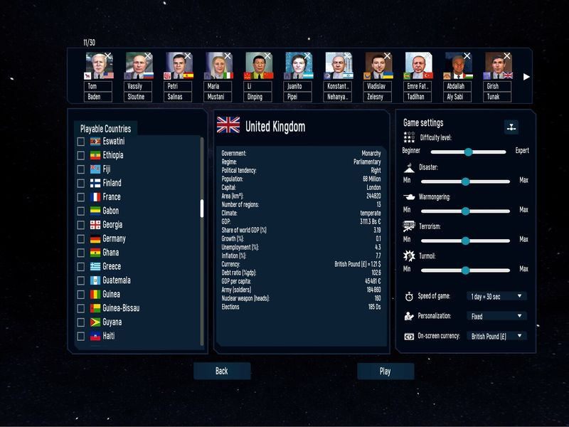 Geo Political Simulator 5 — скриншот 3