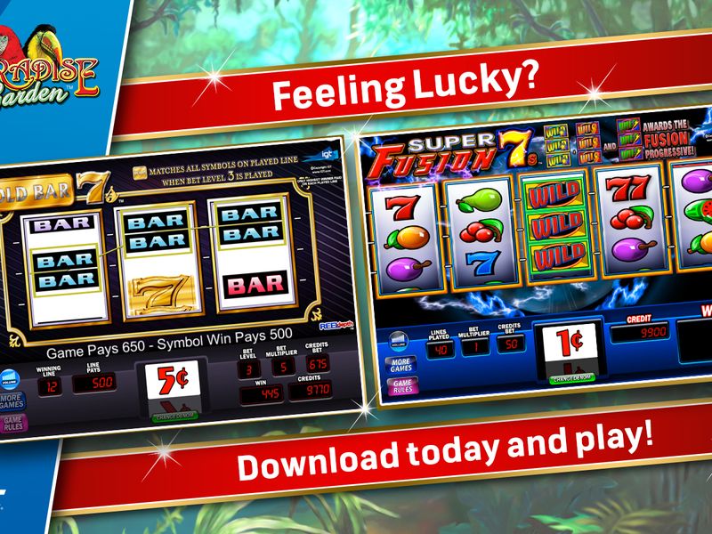 IGT Slots Paradise Garden — скриншот 1