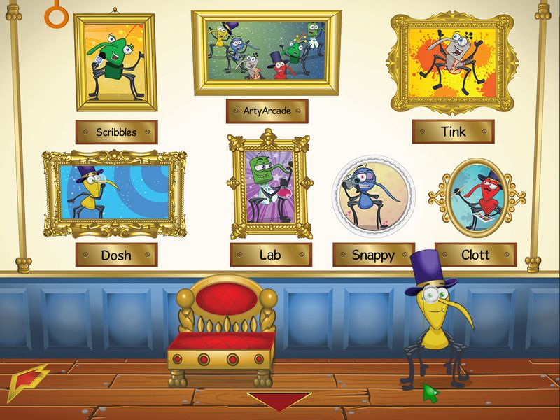 Bin Weevils Arty Arcade — скриншот 5