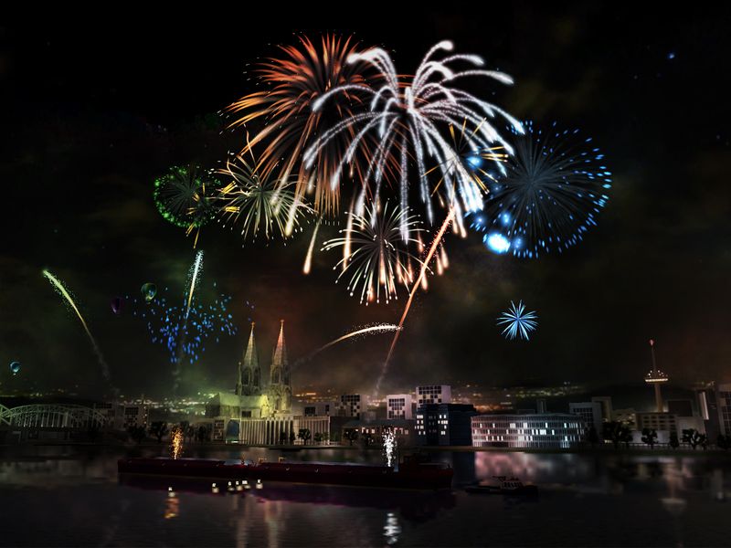 Fireworks Simulator — скриншот 1