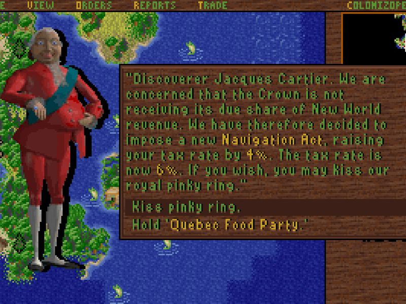 Sid Meier's Colonization Classic — скриншот 5