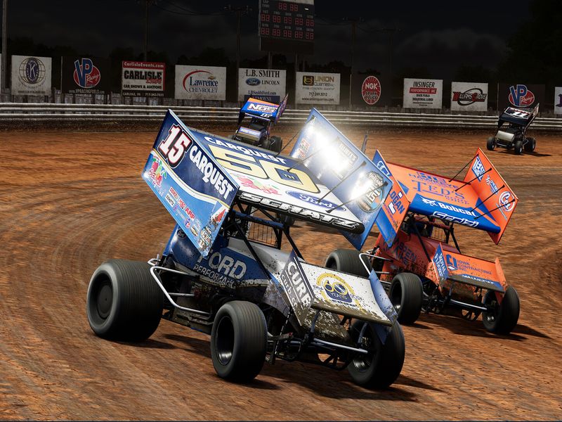 World of Outlaws Dirt Racing 24 — скриншот 1
