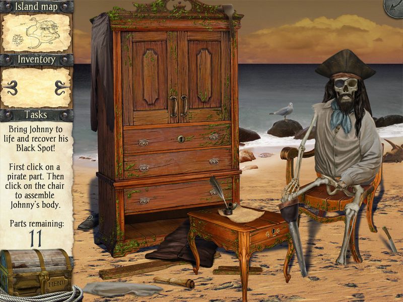 Robinson Crusoe and the Cursed Pirates — скриншот 1