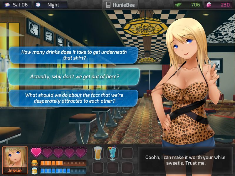 HuniePop — скриншот 4