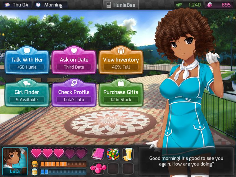 HuniePop — скриншот 1