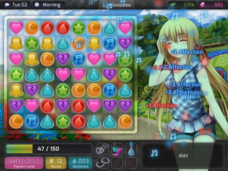 HuniePop — скриншот 2