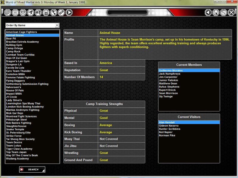 World of Mixed Martial Arts 3 — скриншот 1