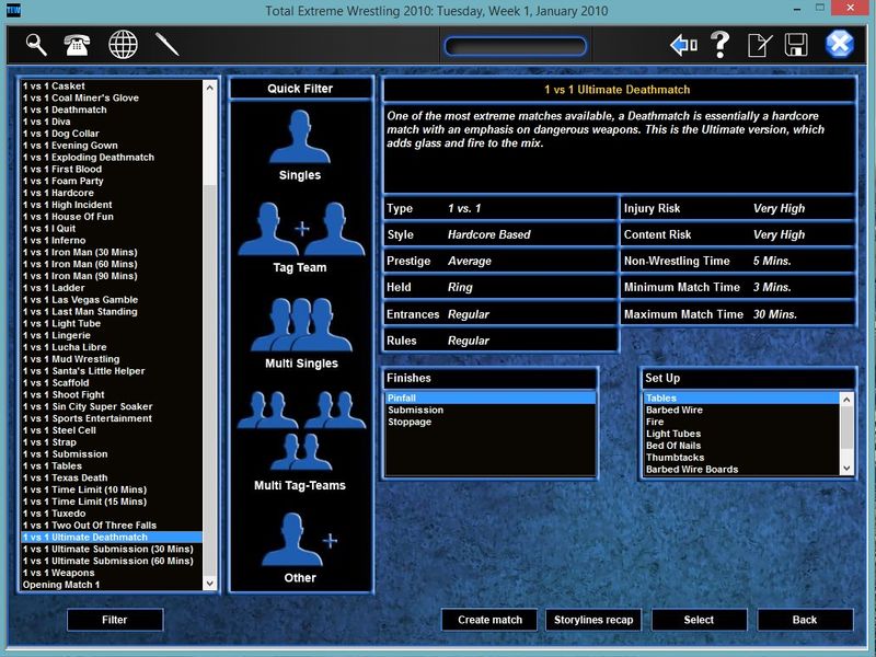 Total Extreme Wrestling 2010 — скриншот 4