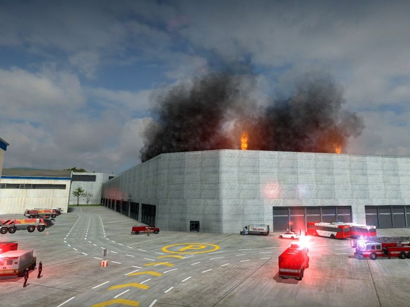 Airport Firefighters The Simulation — скриншот 1