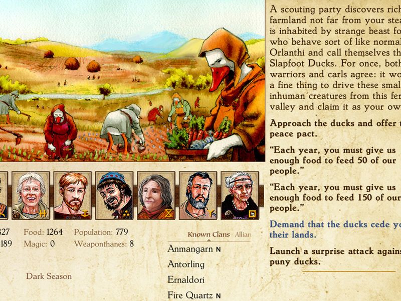 King of Dragon Pass — скриншот 2