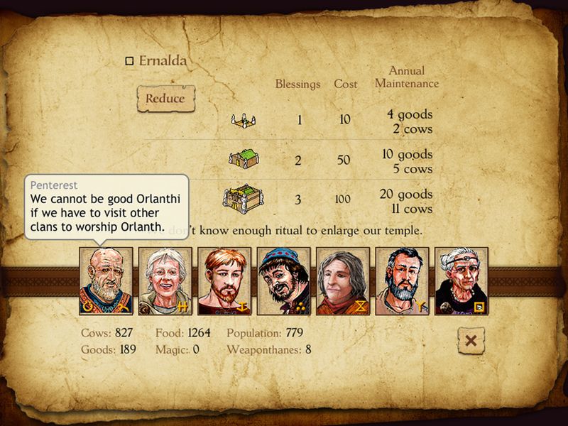 King of Dragon Pass — скриншот 1