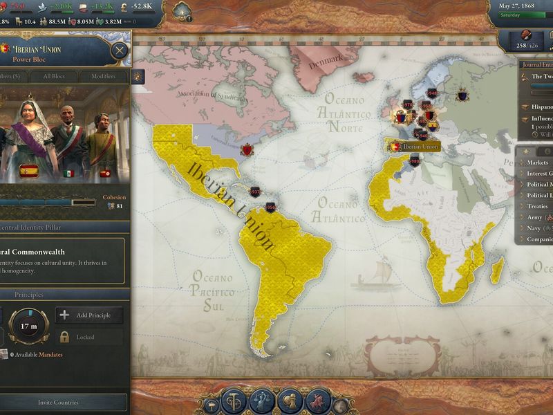 Victoria 3 Iberian Twilight — скриншот 2