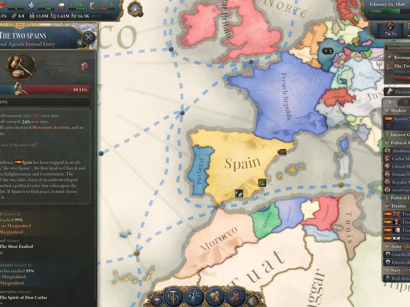 Victoria 3 Iberian Twilight — скриншот 4