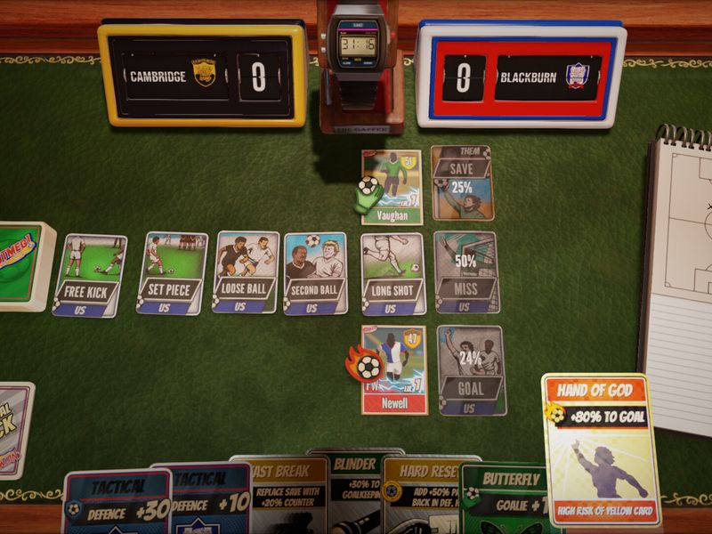 NUTMEG! A Nostalgic Deckbuilding Football Manager — скриншот 1